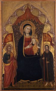 Enthroned Madonna and Child with the Apostle Jacob the Elder and St. Ranieri